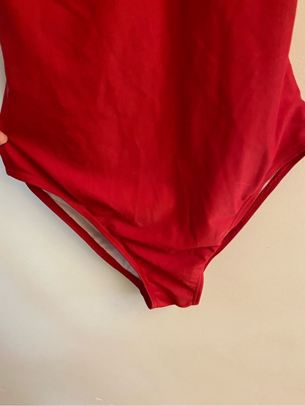 Red One-Piece Racerback Swimsuit - Picture 3 of 8